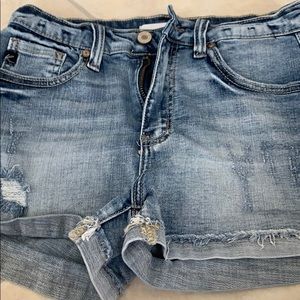 Kancan denim shorts